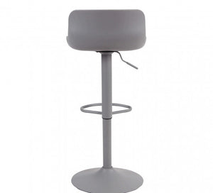 SGABELLO INNSBRUCK IN COLORE GRIGIO CON ALTEZZA REGOLABILE