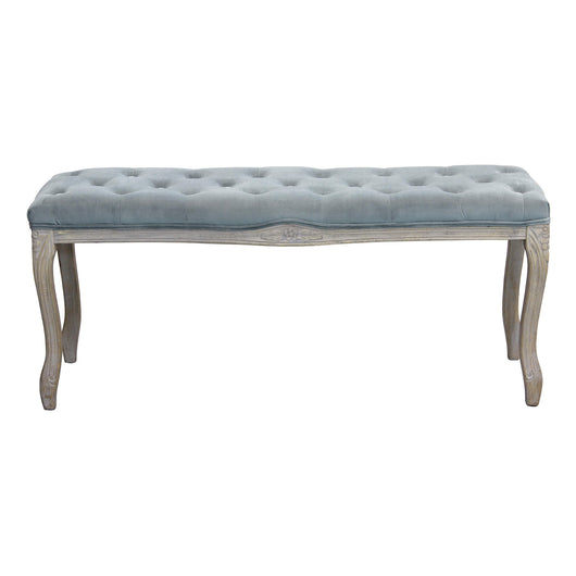 PANCA MISTY IN VELLUTO VINTAGE DI COLORE GRIGIO