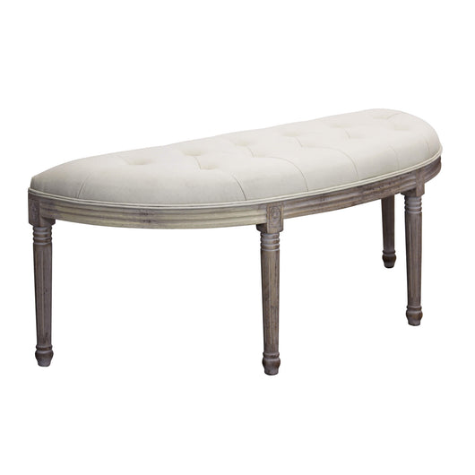 PANCA MARGI IN IN TESSUTO VINTAGE DI COLORE BEIGE