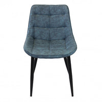 POLTRONA WINOA SEDUTA E SCHIENALA IN ECOPELLE E STRUTTURA IN METALLO 44X50X83H CM OKX