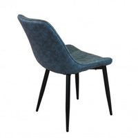 POLTRONA WINOA SEDUTA E SCHIENALA IN ECOPELLE E STRUTTURA IN METALLO 44X50X83H CM OKX