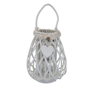 LANTERNA MIREILLE IN VIMINI BIANCO