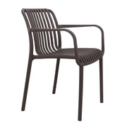 GIULY POLTRONA IMPILABILE IN POLIPROPILENE 58X57X80 CM TAUPE