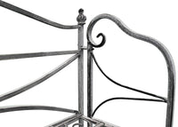 SCAFFALE PORTAVASI NOELLE CON 4 PIANI IN COLORE BIANCO OSSIDATO 61 X 32X H156 CM