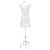 APPENDIABITI SERAPHÌN IN COLORE BIANCO ANTICO 38 X 28 X H155 CM