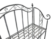 SCAFFALE PORTAVASI SELENE CON 3 PIANI IN COLORE BIANCO OSSIDATO