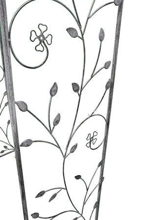 ARCO ANDERSON GRIGIO ANTICO IN ACCIAIO VERNICIATO A POLVERE 135 X 47,5 X H230CM