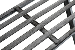 SCAFFALE PORTAVASI KIMBERLY CON 3 PIANI IN COLORE BIANCO OSSIDATO