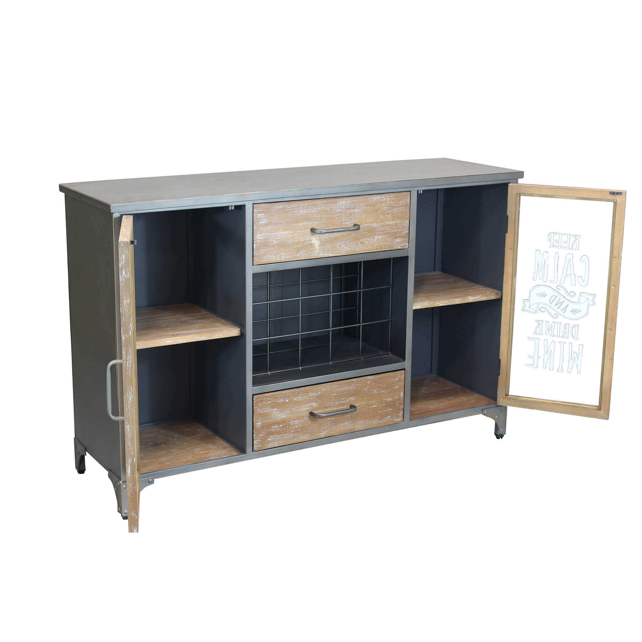 CHRISTIAN MOBILETTO DA ARREDO DESIGN INDUSTRIAL 124X39,5 X H80 CM