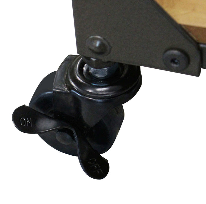 MOBILE BRITTON CON STRUTTURA IN ACCIAIO E PIANI IN LEGNO 64 X 37,5 X H169,5 CM