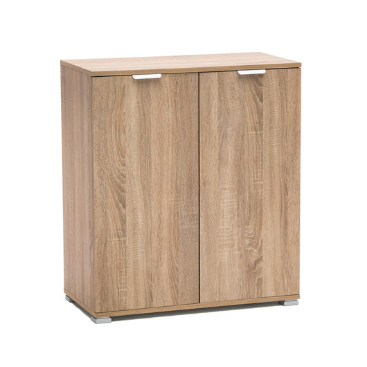 MOBILETTO CON 2 ANTE IN LEGNO NATURALE 75 X 38 X H85 CM