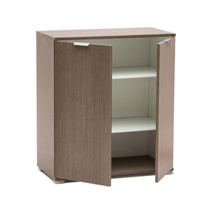 MOBILETTO CON 2 ANTE IN ROVERE GRIGIO 75 X 38 X H85 CM