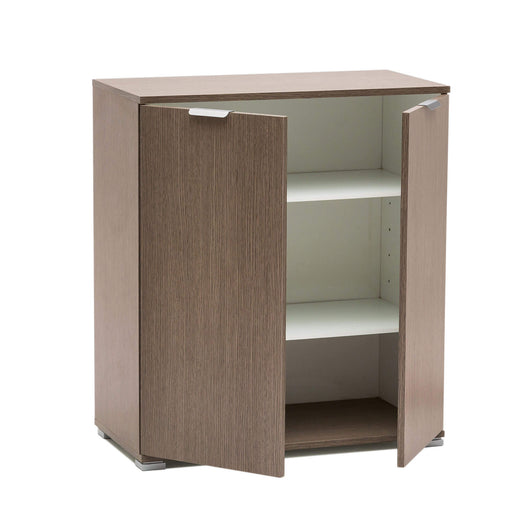 MOBILETTO CON 2 ANTE IN ROVERE GRIGIO 75 X 38 X H85 CM