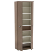 ARMADIO CON 4 ANTE ROVERE GRIGIO 60 X 38 X H174 CM