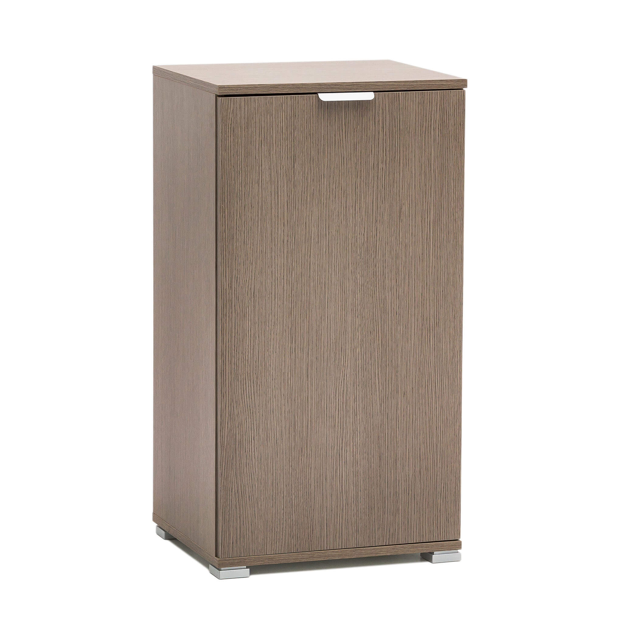 MOBILETTO CON ANTA IN COLORE ROVERE GRIGIO 45 X 38 X H85 CM