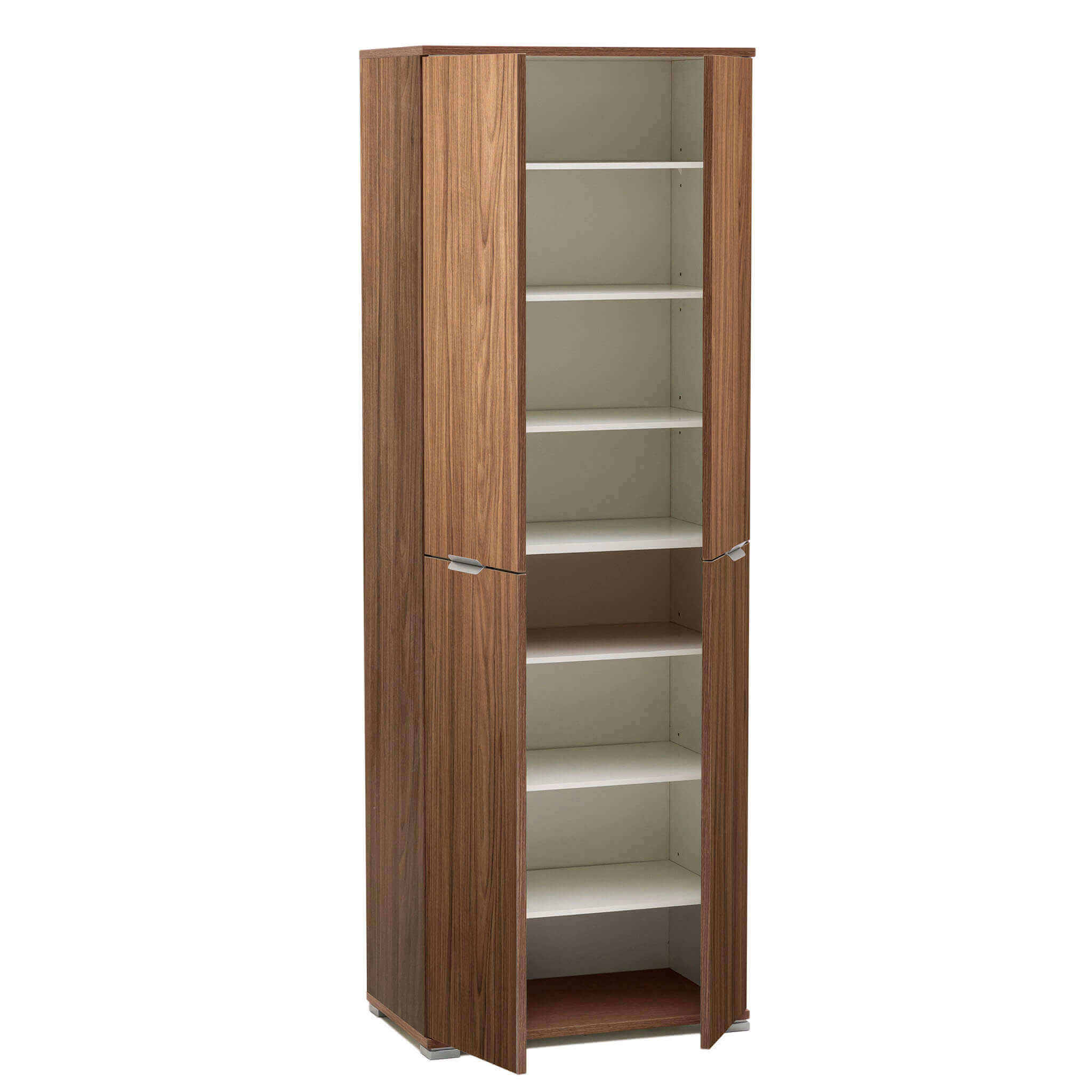 ARMADIO CON 4 ANTE TINTA NOCE 60 X 38 X H174 CM