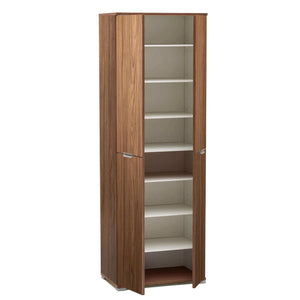 ARMADIO CON 4 ANTE TINTA NOCE 60 X 38 X H174 CM