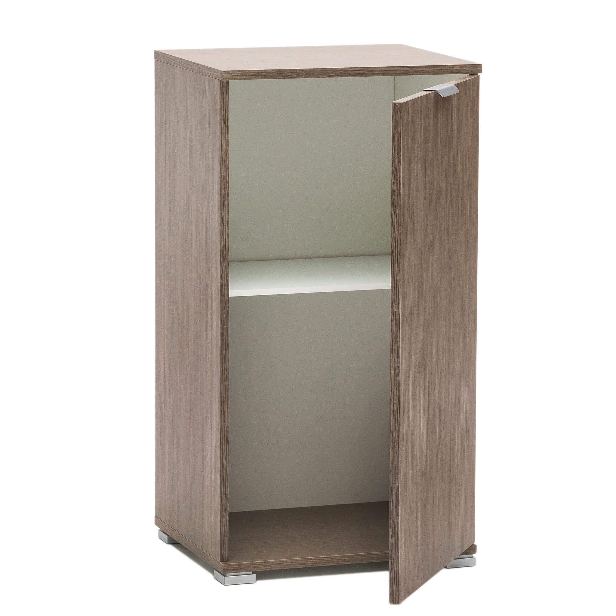 MOBILETTO CON ANTA IN COLORE ROVERE GRIGIO 45 X 38 X H85 CM