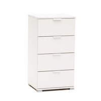 MOBILETTO A CASSETTIERA CON 4 CASSETTI BIANCO 45 X 38 X H85 CM