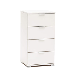 MOBILETTO A CASSETTIERA CON 4 CASSETTI BIANCO 45 X 38 X H85 CM