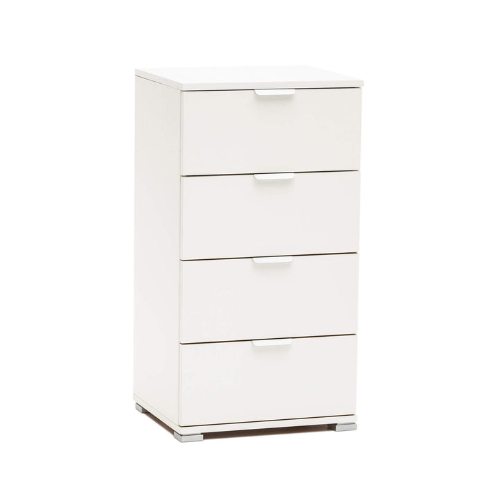 MOBILETTO A CASSETTIERA CON 4 CASSETTI BIANCO 45 X 38 X H85 CM