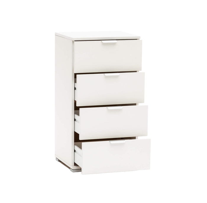 MOBILETTO A CASSETTIERA CON 4 CASSETTI BIANCO 45 X 38 X H85 CM