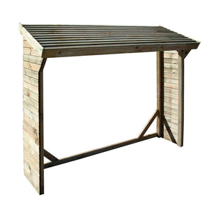 LEGNAIA REALIZZATA IN LEGNO DI PINO AUTOCLAVATO 217 X 80 X H155/180 CM