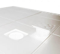 TAVOLO HOUSTON IN RESINA DA ESTERNO 150 X 90 X H74 CM COLORE BIANCO