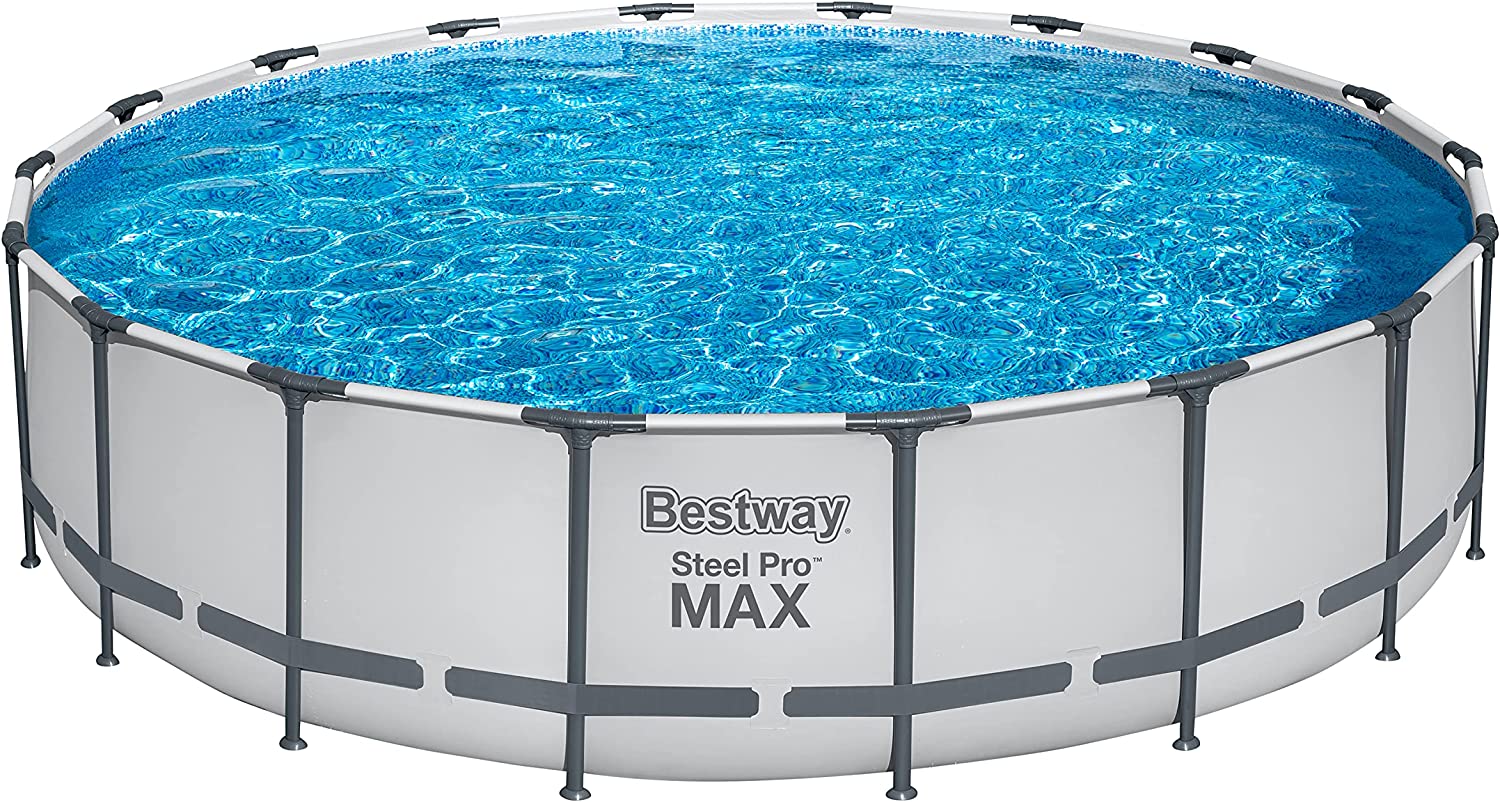 BESTWAY PISCINA FUORI TERRA AUTOPORTANTE CON STRUTTURA RIGIDA TONDA 549 X 122 CM