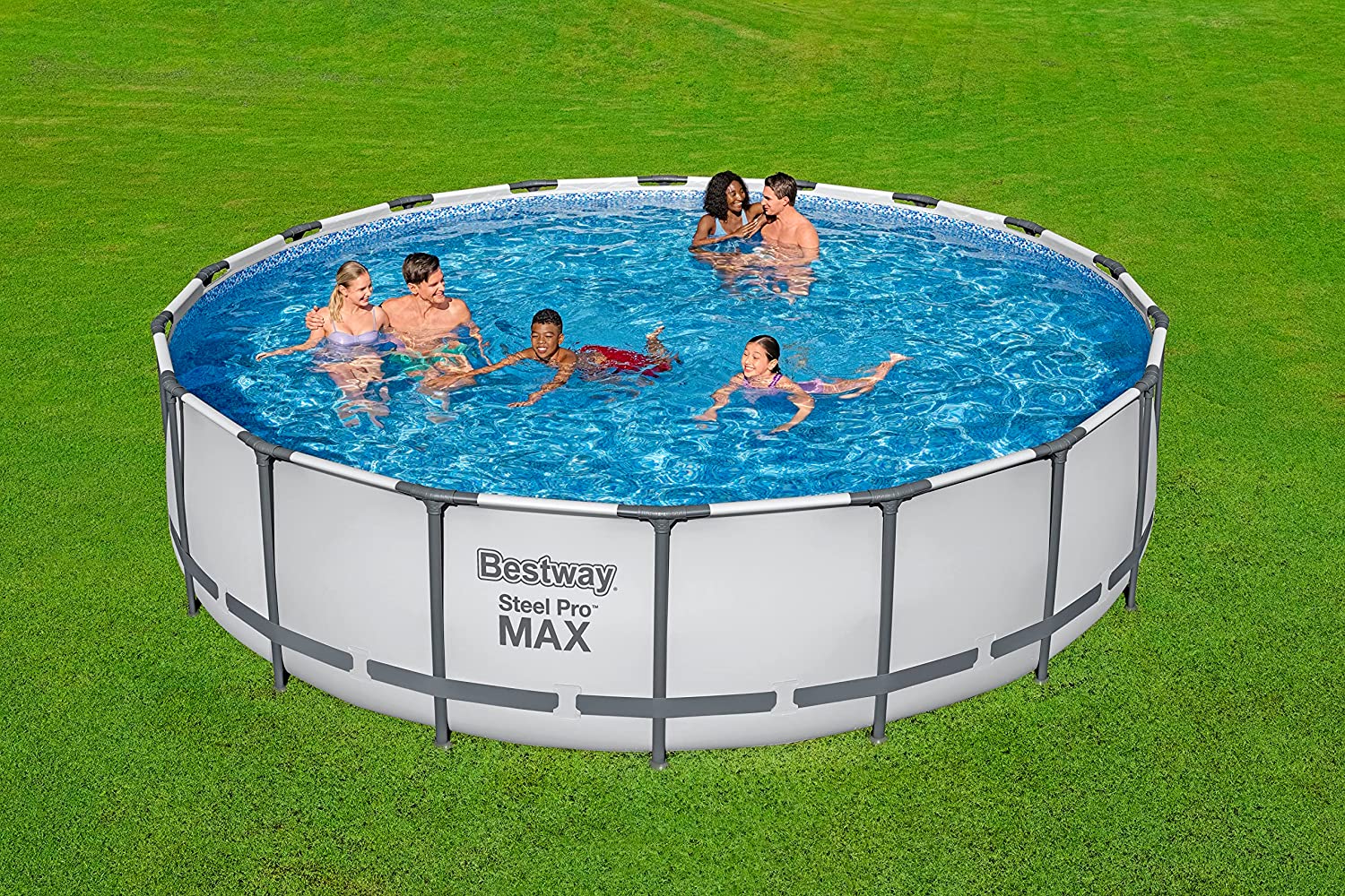BESTWAY PISCINA FUORI TERRA AUTOPORTANTE CON STRUTTURA RIGIDA TONDA 549 X 122 CM