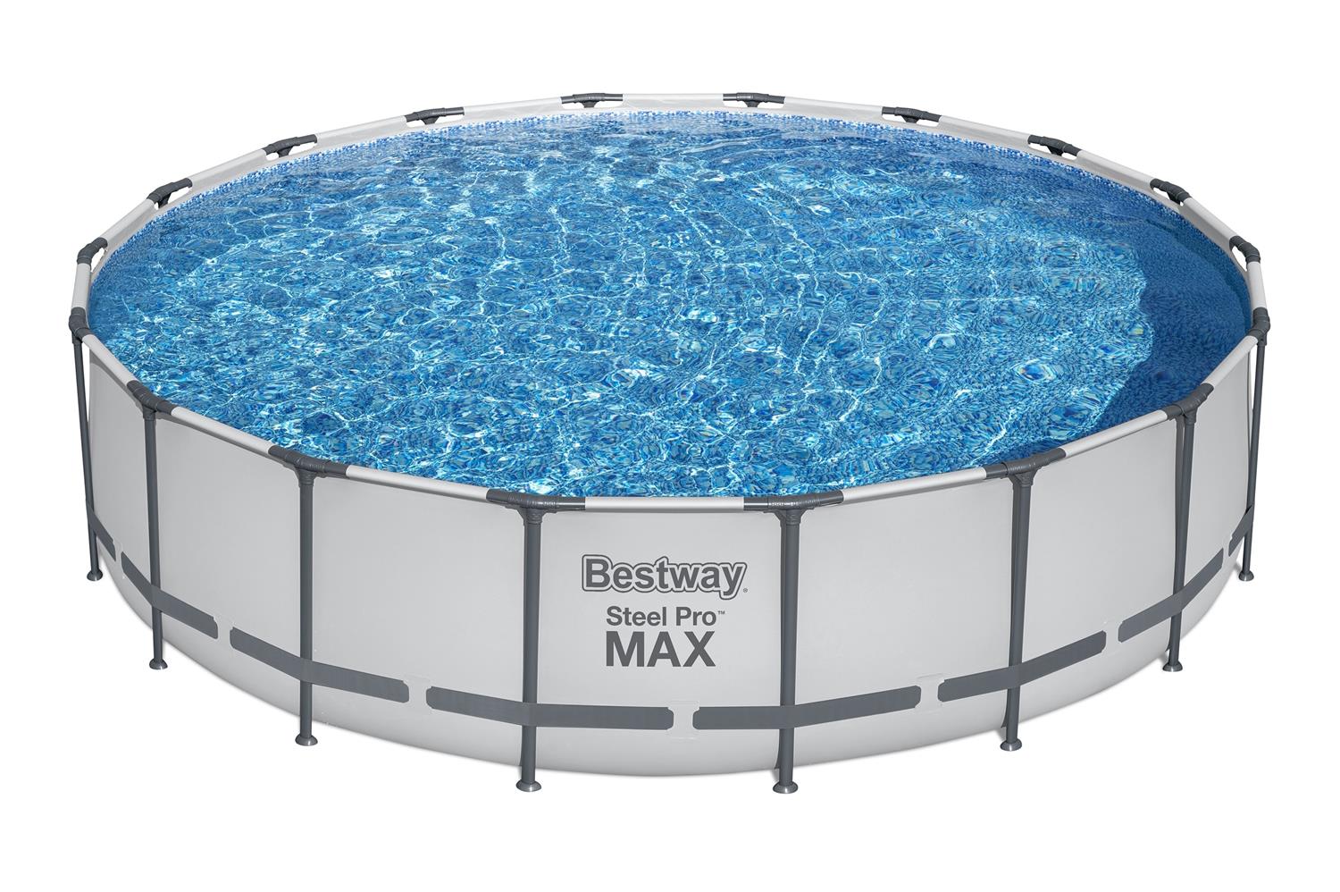 BESTWAY PISCINA FUORI TERRA AUTOPORTANTE CON STRUTTURA RIGIDA TONDA 549 X 122 CM