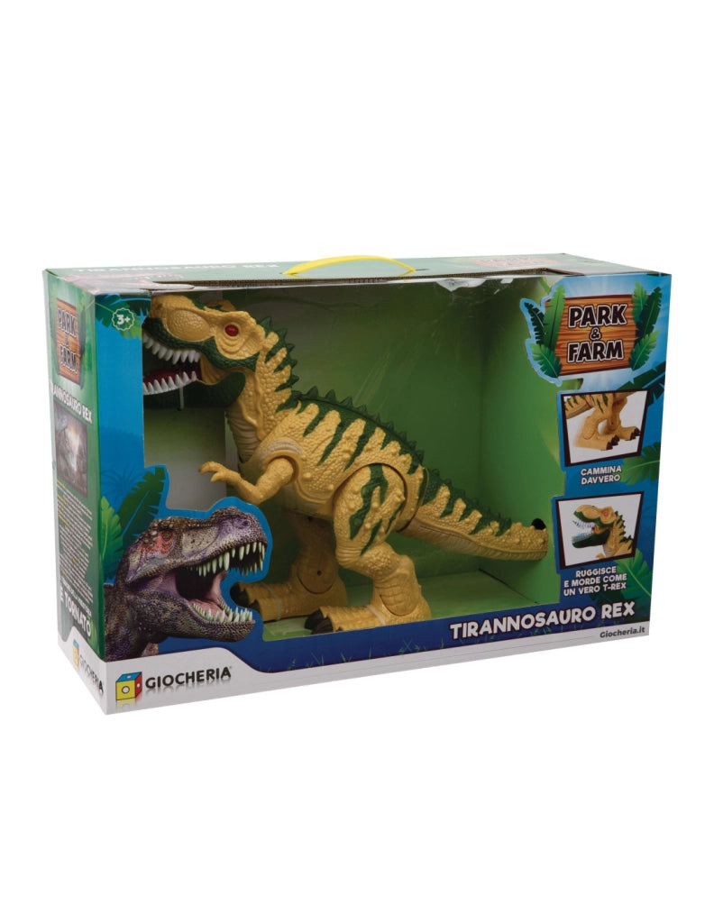 Dinosauro interattivo con luce e suoni. Tirannosauro Rex.Giocheria,eta 3 +