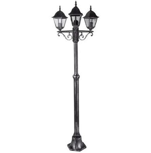 LAMPIONI ARKADIA 3 LUCI IN ALLUMINIO NERO ANTICATO