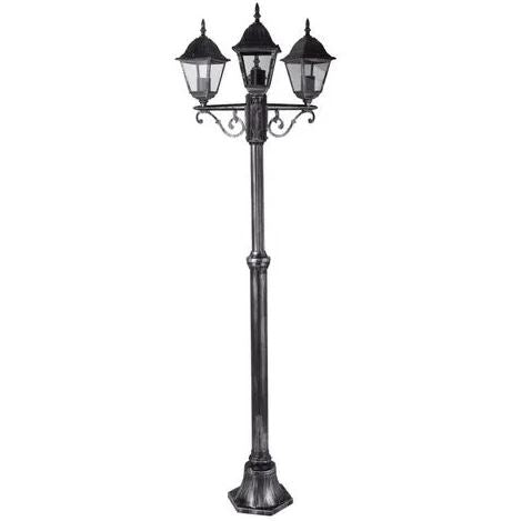 LAMPIONI ARKADIA 3 LUCI IN ALLUMINIO NERO ANTICATO