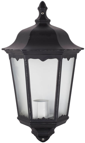 MINERVA LANTERNA A MURO NERA 22 X 26 X H 44 CM