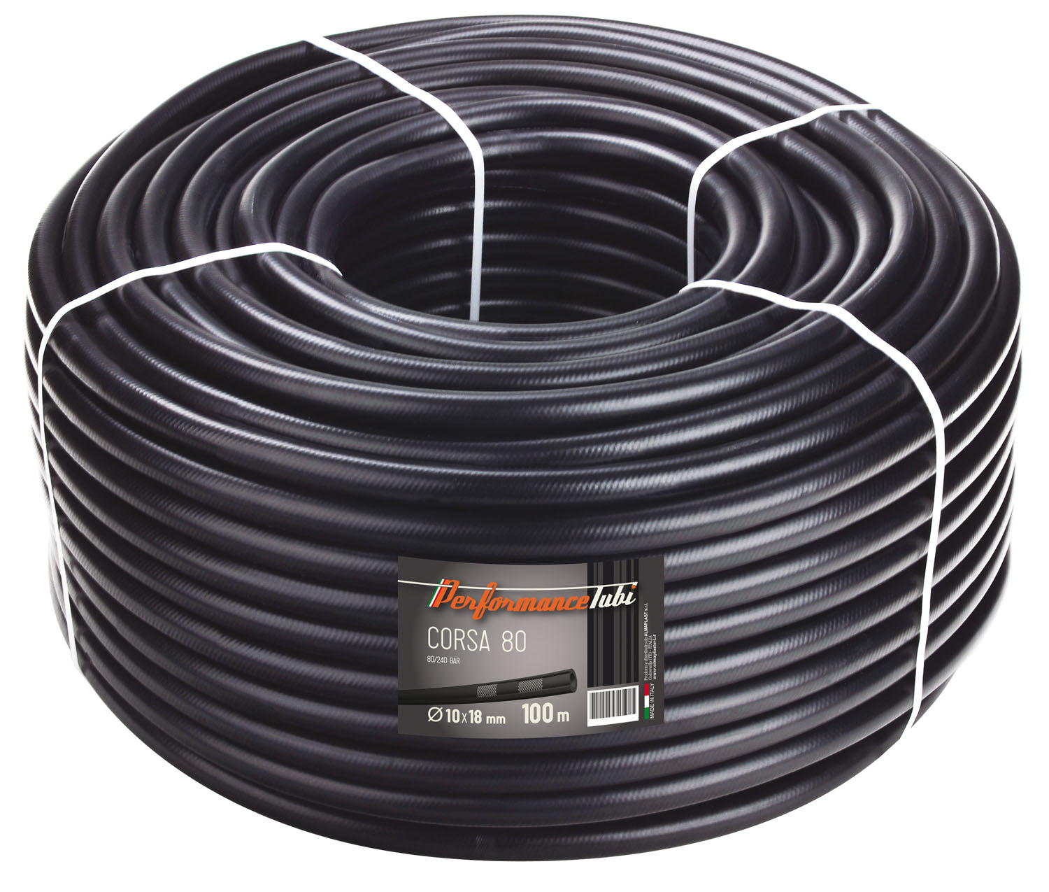 TUBO IN PVC PLASTICATO ROTOLO DA 100 METRI