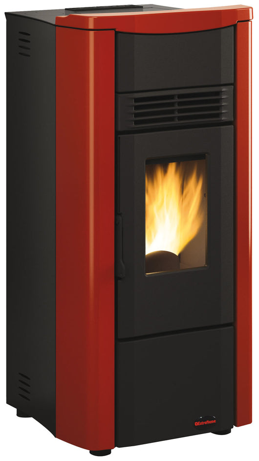 NORDICA STUFA A PELLET GIUSY BORDEAUX 7