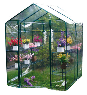 SERRE BRIXO GARDEN COTTAGE STRUTTURA TUBOLARE IN ACCIAIO CM 143 X 143 X 195 H