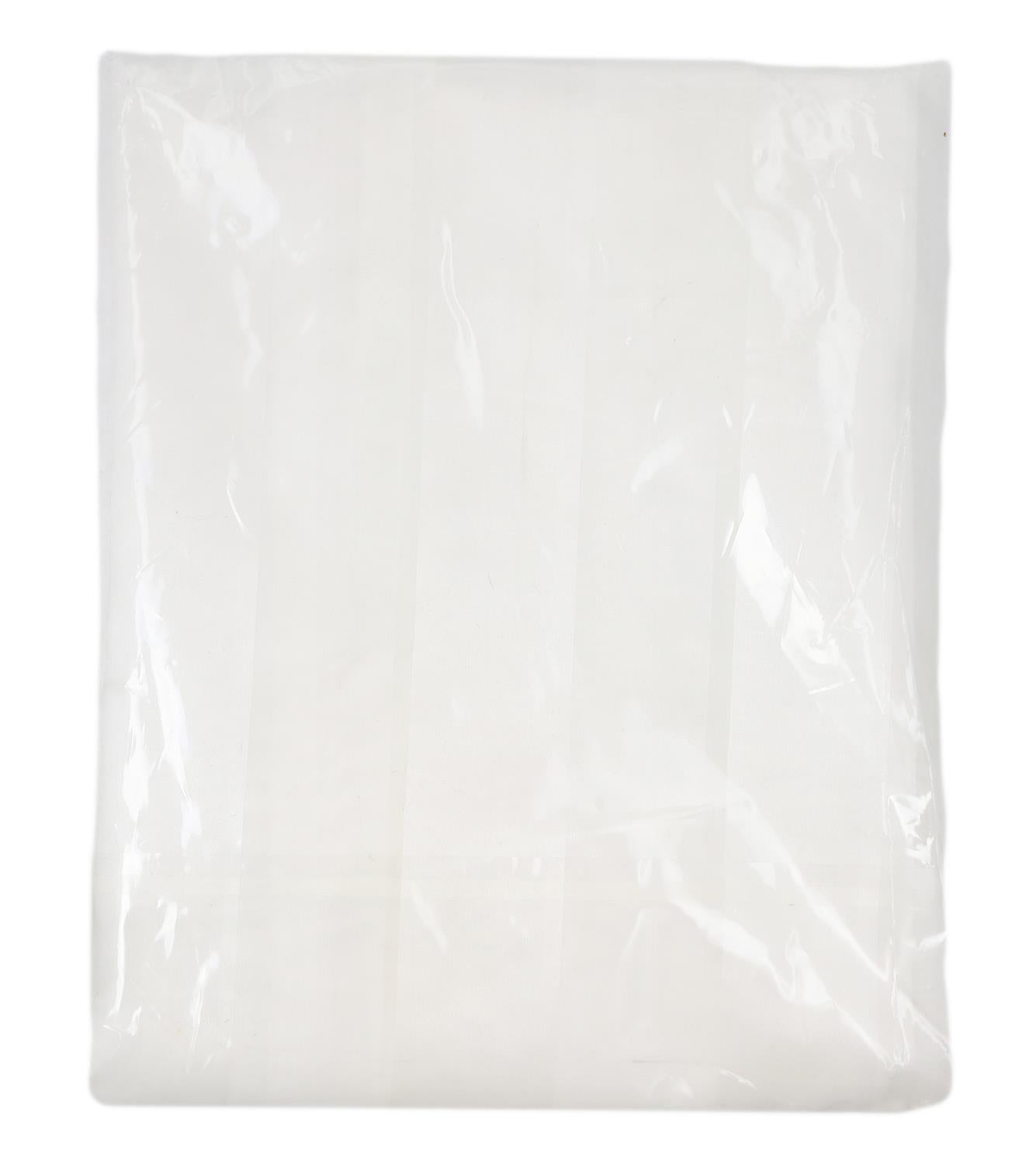 TENDA VELO PER GAZEBO 150 X 280 CM BIANCA CON RIGHE VELATE