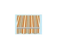 TENDA DA SOLE CON BRACCI 295 X 250 CM CON RIGHE BEIGE E GIALLO