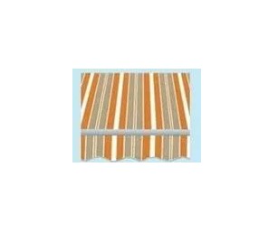 TENDA DA SOLE CON BRACCI 295 X 250 CM CON RIGHE BEIGE E GIALLO