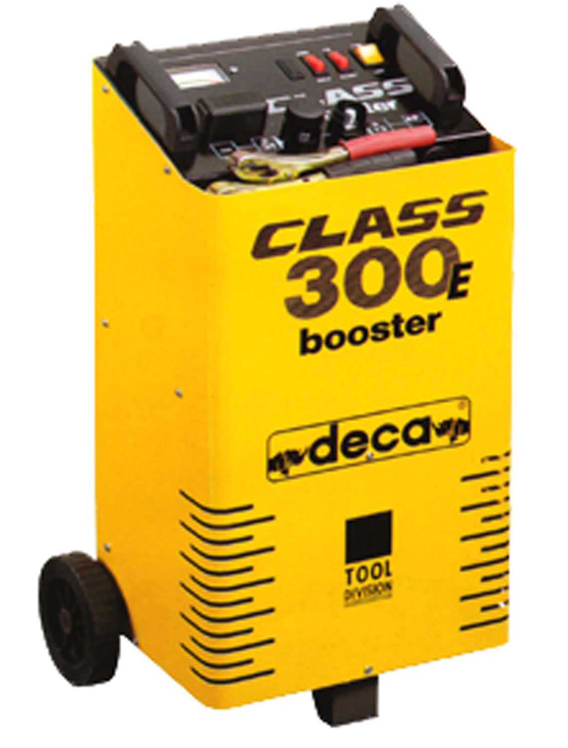 DECA CLASS BOOSTER 300E CARICABATTERIE AVVIATORE AUTO MOTO CARRELLATO 0,5-3,5 K
