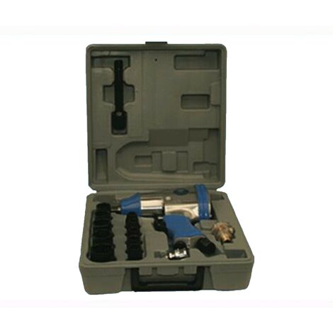 KIT AVVITATORE PNEUMATICO AD ARIA COMPRESSA 17 PEZZI