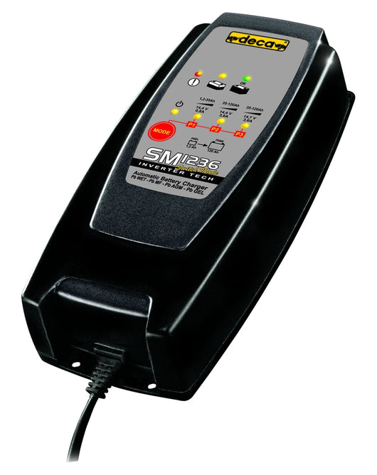 DECA CARICABATTERIE AUTO PORTATILE PER BATTERIE MULTIFUNZIONE 12 V