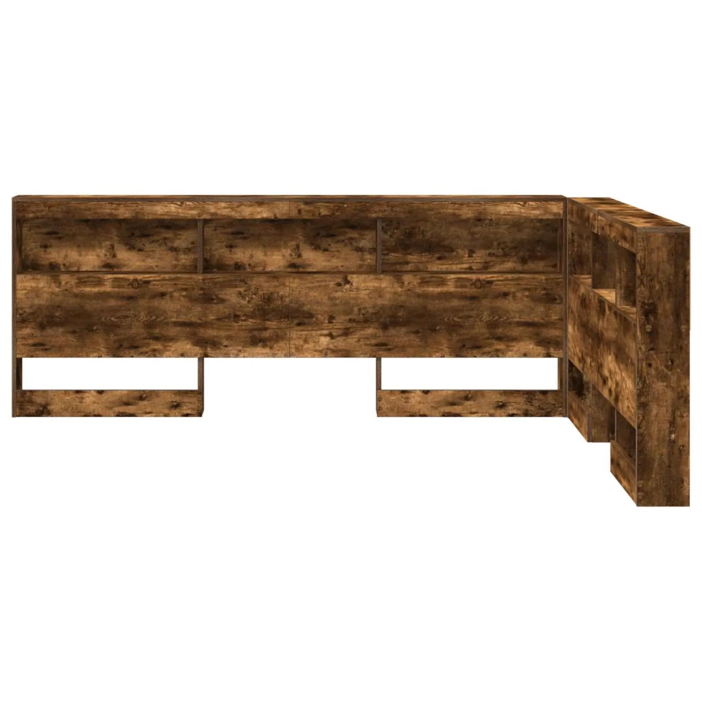 Testata contenitore Rovere fumé 140 cm Legno multistrato 3335489