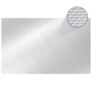 Copripiscina Rettangolare 800x500 cm in PE Argento 93103