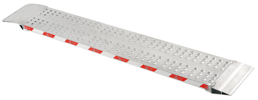 RAMPA IN ALLUMINIO FISSA PEDANA DI SCARICO 150 X 20 CM