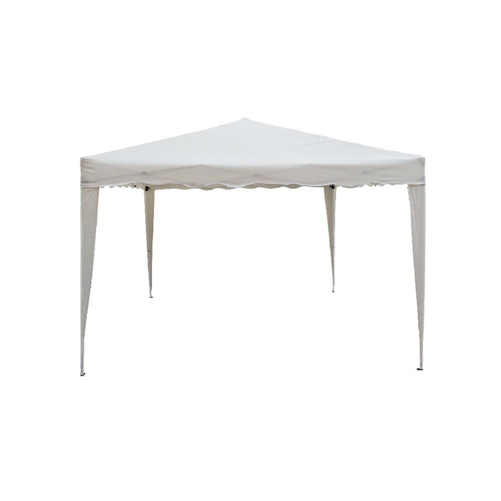 CAMEL GAZEBO PIEGHEVOLE IN ACCIAIO RICHIUDIBILE 3 X 3 METRI BIANCO