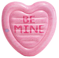 INTEX MATERASSINO MARE E PISCINA A FORMA DI CUORE ROSA 145 X 142 CM