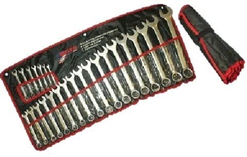 BRIXO SET DI 25 CHIAVI COMBINATE IN CROMO VANADIO